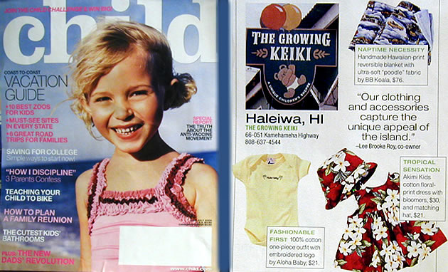 The Growing Keiki in Child Magazine